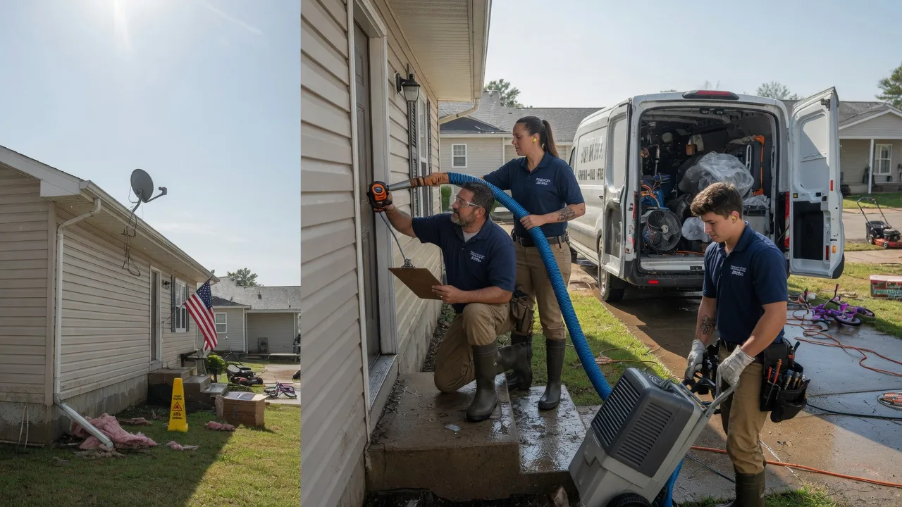 Ceiling Water Damage Restoration in Olathe, KS near me